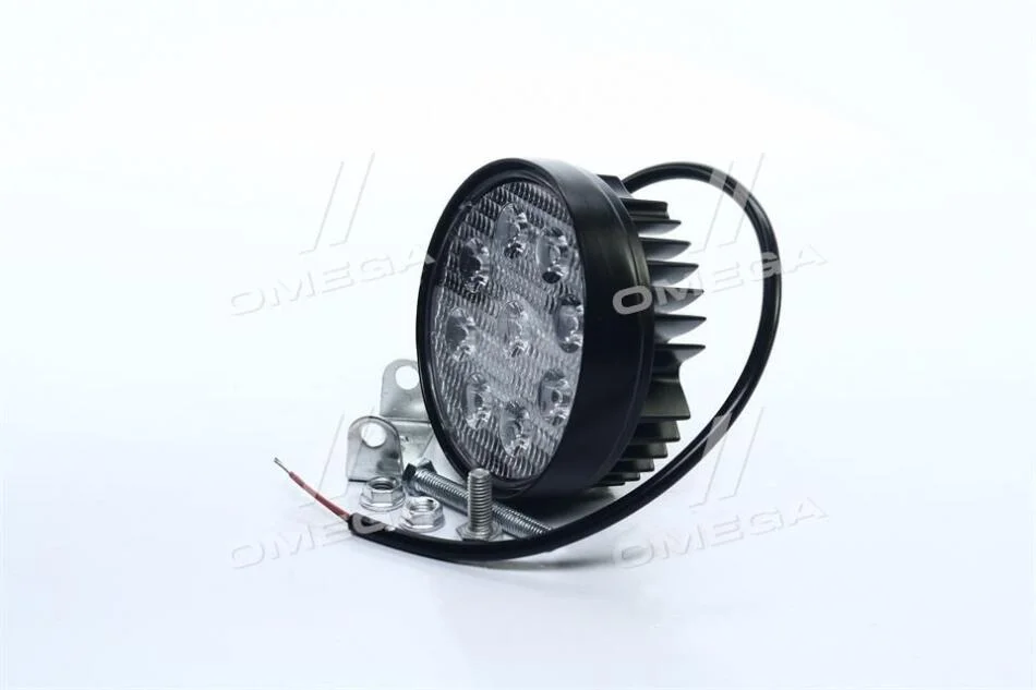 <strong>Фара LED кругла 27W, 9 ламп, 110 * 128мм, вузький промінь <ДК> Дорожня карта DK B2-27W-B SL (фото 1)</strong>