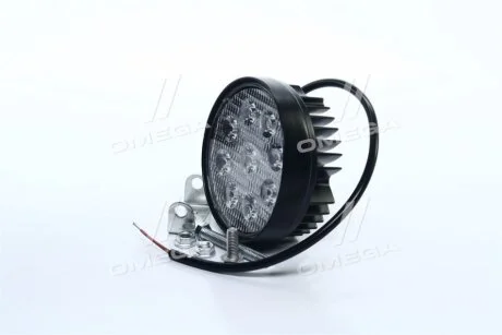 Фара LED кругла 27W, 9 ламп, 110 * 128мм, вузький промінь <ДК> для Дорожня карта DK B2-27W-B SL фото товару