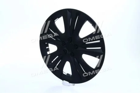 Ковпак колісний R13 LUX чорний <ДК> для Дорожня карта DK-R13LB фото товару