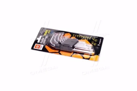 Набір ключів TORX 9 пр., Т10-50, L = 130 мм <ДК> для Дорожня карта DK-ST34-913 фото товару