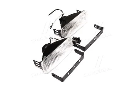 Фари додаткові білі, H3/12V/55W, 128*45mm <ДК> для Дорожня карта DK-W010 фото товару