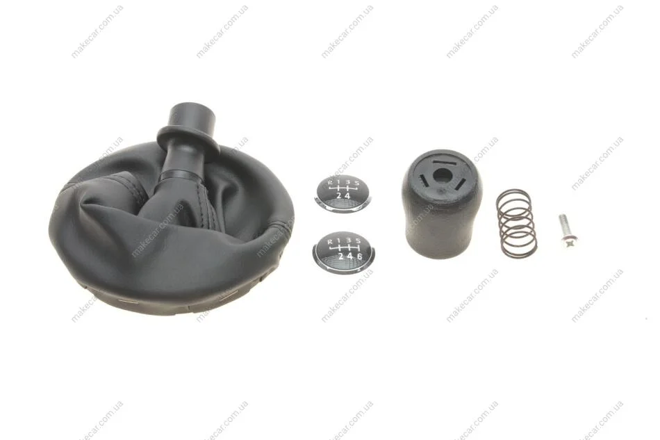 <strong>Ручка КПП із пильником чорний 5/6 ступ VW T5 (03-15) DPA 77111639402 (фото 1)</strong>