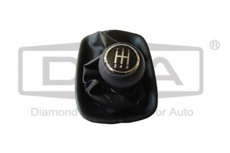 Рукоятка чорна без пильника штока вибору передач 5 ступ Audi A6 (97-05) DPA 77111640602 (фото 1)