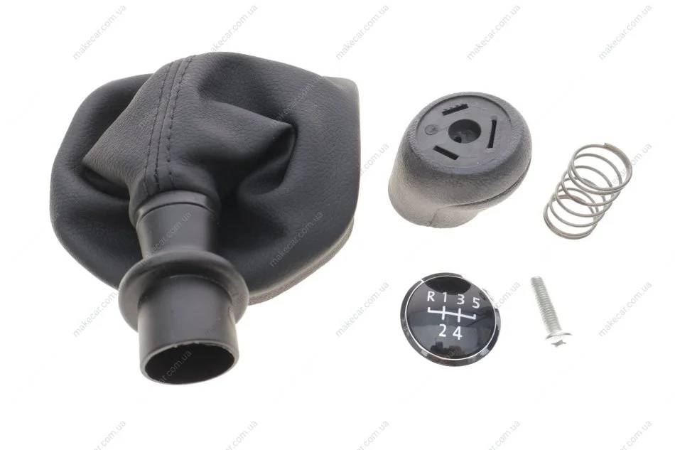 <strong>Ручка КПП із пильником чорний 5 ступ без рамки VW T6 (16-19) DPA 77111642602 (фото 1)</strong>
