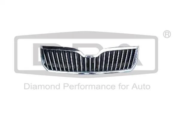 <strong>Решітка радіатора без емблеми (хром) Skoda Superb II (3T4) (08-15) DPA 88531334102 (фото 1)</strong>