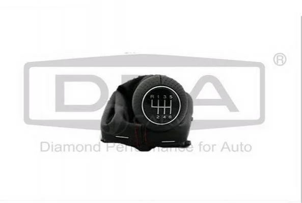 <strong>Рукоятка (чорна) перемикача передач з пильником (чорним)) Audi A3 (01-03) DPA 88631695902 (фото 1)</strong>