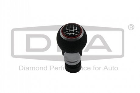 Рукоятка куліси (чорна 5ступ, червона лінія) без чохла Audi A4 (07-15),A5 (07-17),Q5 (08-) DPA 88631697302 (фото 1)