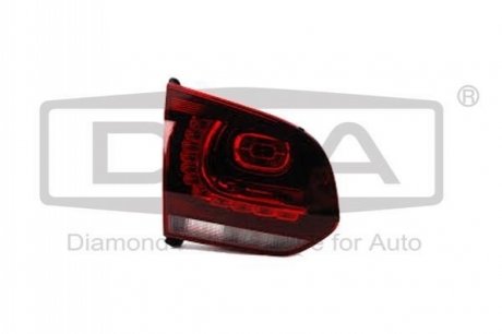 Фонарь заднй левый внутренний LED вишнево-красный VW Golf VI (09-13) DPA 89450625102