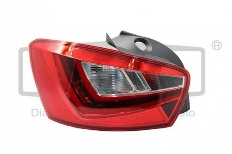 Ліхтар лівий LED (чорний)) Seat Ibiza (08-) DPA 99451784702 (фото 1)