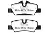 <strong>Гальмівні колодки, комплект EBC DP42228R (фото 1)</strong>