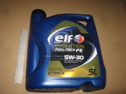 Моторна олива Elf Evolution Full-Tech FE 5W-30 синтетична 5 л для Nissan, Infiniti, Jeep, Alpina, Mazda ELF 194908 фото товару