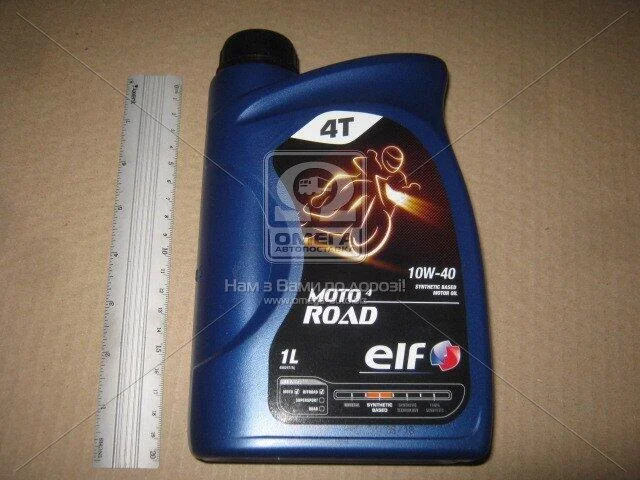 <strong>Мото олива Elf Moto 4T Road 10W40 / 1л. / (JASO MA2; API SJ) ELF 194965 (фото 1)</strong>