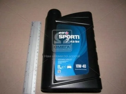 Моторна олива Elf Sporti 7 A3/B4 10W-40 синтетична 1 л для ELF 208448 фото товару