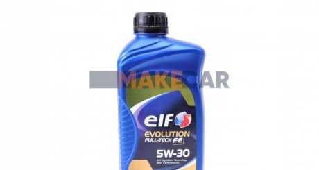 Моторное масло Evolution Full-Tech FE 5W-30 синтетическое 1 л ELF 213933 (фото 1)
