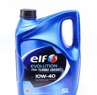 Олива моторна Elf Evolution 700 Turbo Diesel 10W-40, 5л. для ELF 214121 фото товару