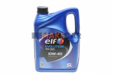 Моторна олія Evolution 700 STI 10W-40 напівсинтетична 5 л ELF 216667 (фото 1)