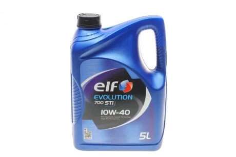 Моторна олива Elf Evolution 700 STI 10W-40 напівсинтетична 5 л для ELF 216667 фото товару
