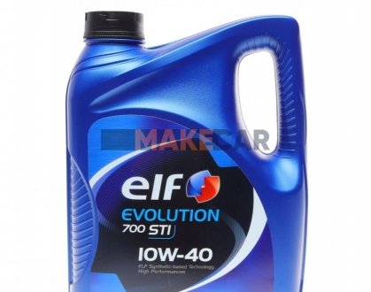 Моторное масло Evolution 700 STI 10W-40 полусинтетическое 4 л ELF 216670 (фото 1)