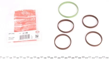 Комплект прокладок, впускний колектор (4+1) OPEL/CHEVROLET 1,8 16V F18D4/A18XER/B18XER/Z18XER (вір-в для ELRING 207.210 фото товару
