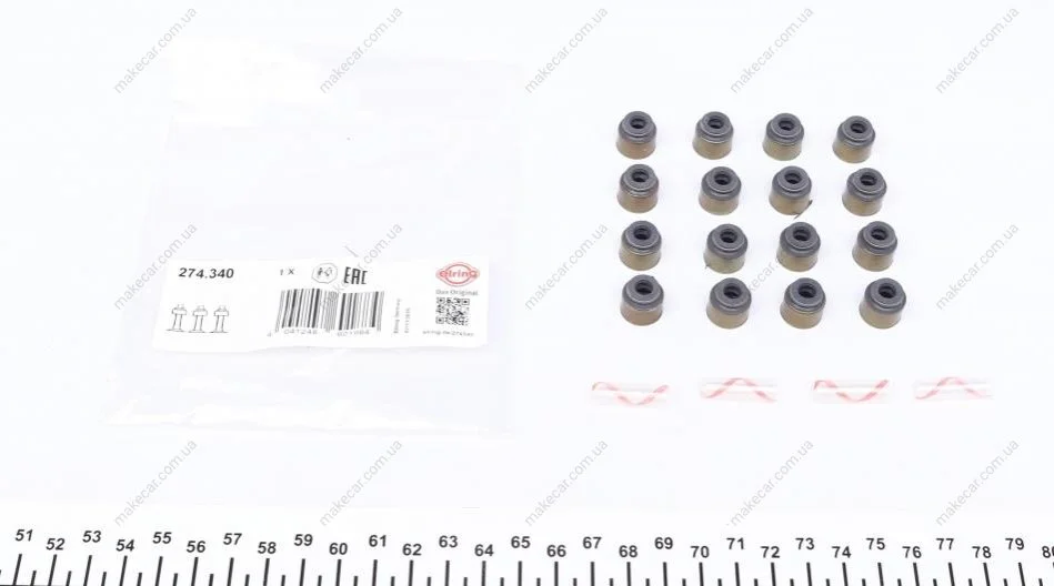 <strong>Сальники клапанів (к-кт) Toyota Avensis 2.0/2.2 D-4D 05-18 / Land Cruiser 200 4.5 D-4D 07- / Rav4 2. ELRING 274.340 (фото 1)</strong>