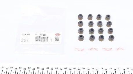 Сальники клапанів (к-кт) Toyota Avensis 2.0/2.2 D-4D 05-18 / Land Cruiser 200 4.5 D-4D 07- / Rav4 2. для ELRING 274.340 фото товару