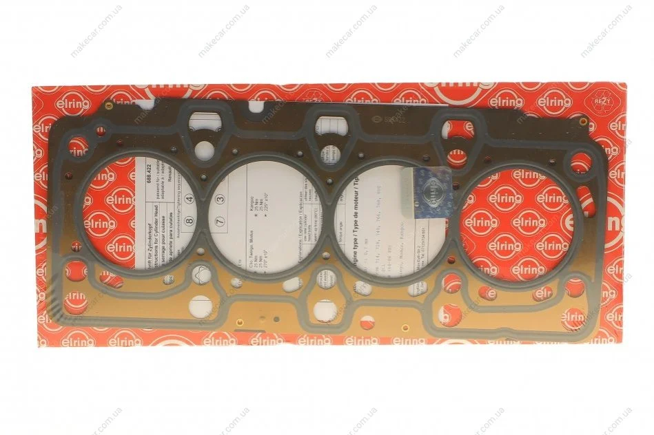 <strong>Прокладання ГБЦ RENAULT K9K =338.860 ELRING 688.422 (фото 1)</strong>