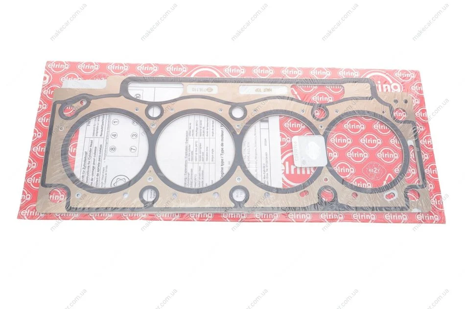 <strong>Прокладка головки блоку циліндрів OPEL/RENAULT ELRING 716.110 (фото 1)</strong>