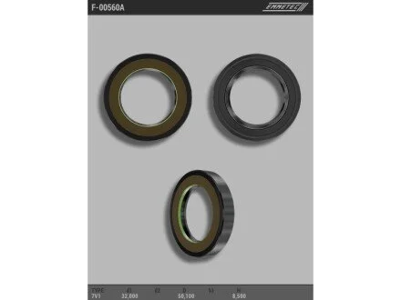 Сальник 32,00/50,10*8,50 тип 7V1 для EMMETEC F00560A фото товару