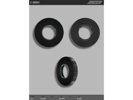 Сальник 24,00/50,00*9,00 тип 7V1 для EMMETEC F00941 фото товару
