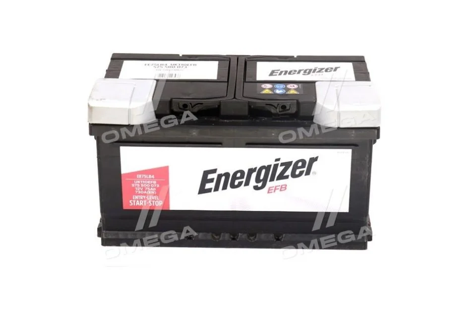 <strong>Акумулятор 75Ah-12v ENERGIZER EFB (315х175х175), R, EN730 Energizer 575 500 073 (фото 1)</strong>