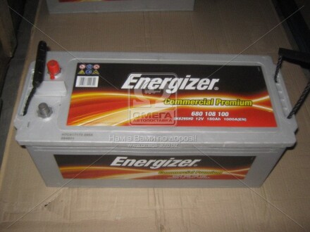 Акумулятор 180Ah-12v CP (513х223х223), полярність зворотна (3), EN1000 Energizer 680 108 100 фото товару