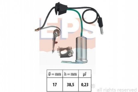 RENAULT Контакты трамблера (с конденсатором) R9,11 1.0/1.1 81-88 EPS 1.215.126 фото товара