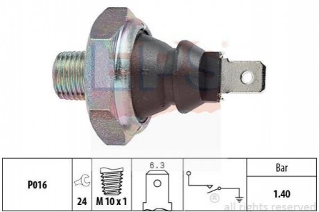 Датчик тиску оливи EPS 1.800.051 фото товару