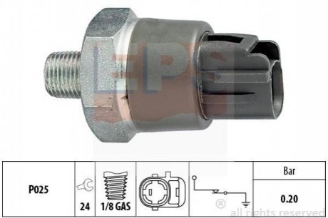 Датчик тиску оливи Toyota Avensis/Corola/Carina/Camry 1.4-2.7 92- EPS 1.800.114 (фото 1)