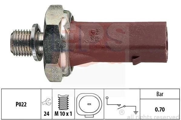 <strong>Датчик тиску масла EPS 1.800.132 (фото 1)</strong>