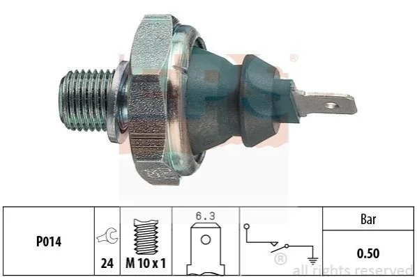 <strong>Датчик тиску оливи VW Polo 1.0-1.6 94-01 EPS 1.800.138 (фото 1)</strong>