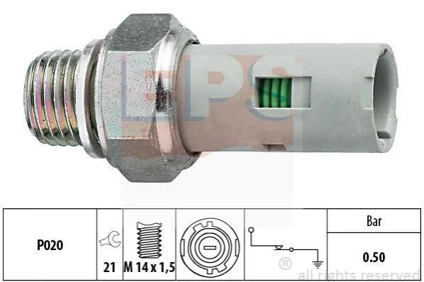 <strong>Датчик тиску оливи Nissan,Opel,Renault,Volvo EPS 1.800.151 (фото 1)</strong>