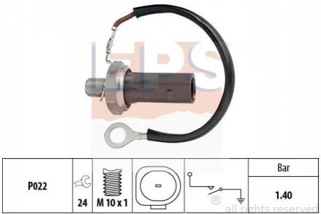 Датчик тиску оливи VAG Golf V для Seat, Volkswagen, Skoda, Audi EPS 1.800.159 фото товару