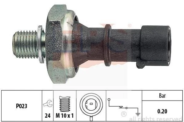 <strong>Датчик тиску оливи Opel Astra H/J 1.7Cdti EPS 1.800.170 (фото 1)</strong>