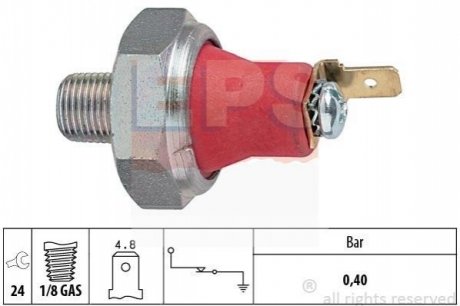 Датчик давления масла Daewoo Matiz 1998- EPS 1.800.173 фото товара