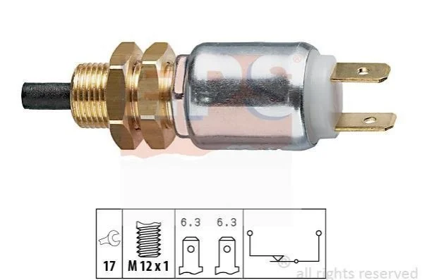 <strong>Перекл. світла "Стоп" Volvo 142-164,240-265,740-780 Bmw E30/ EPS 1.810.014 (фото 1)</strong>