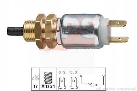 Перекл. світла "Стоп" Volvo 142-164,240-265,740-780 Bmw E30/ для BMW EPS 1.810.014 фото товару