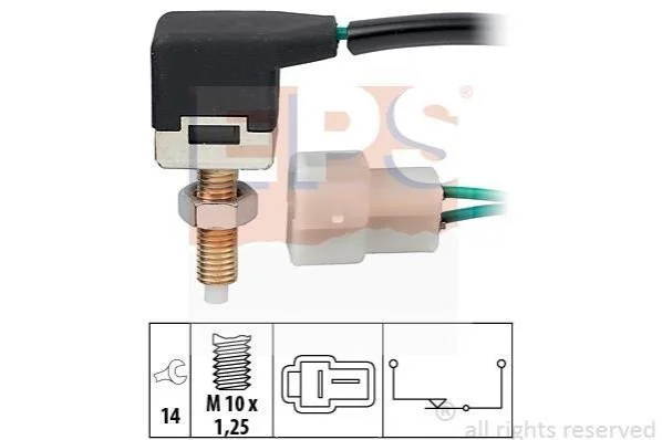 <strong>MITSUBISHI Выключатель STOP-сигналов Hyunda Coupe Lantra,Pony,Sonata,Kia EPS 1.810.057 (фото 1)</strong>