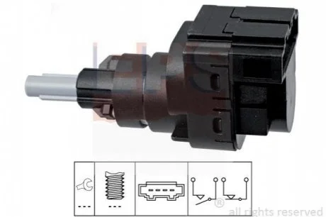 Перемикач сигналу гальма Audi A3 03-/Skoda Fabia/Octavia/VW Caddy III/Golf V для EPS 1.810.228 фото товару