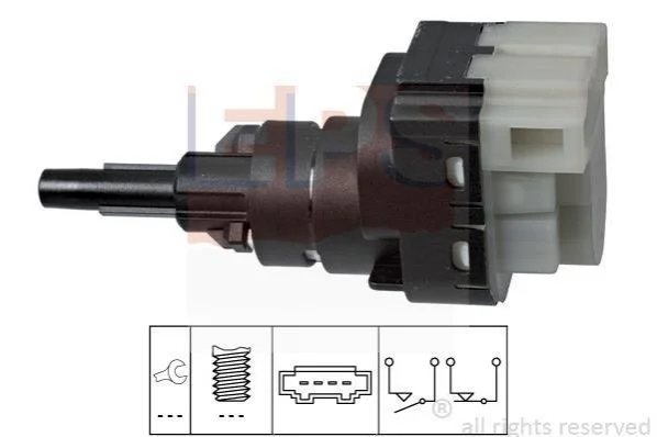 <strong>Перемикач сигнала гальм VW Golf IV, VW T4,T5, AUDI A4, A6, Seat Cordoba 99-, Skoda Octavia 99- EPS 1.810.229 (фото 1)</strong>