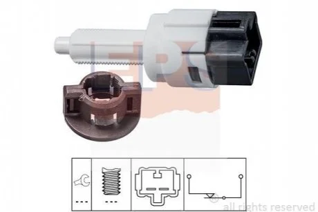 Датчик педалі гальма для Honda, Mitsubishi, Fiat EPS 1.810.281 фото товару