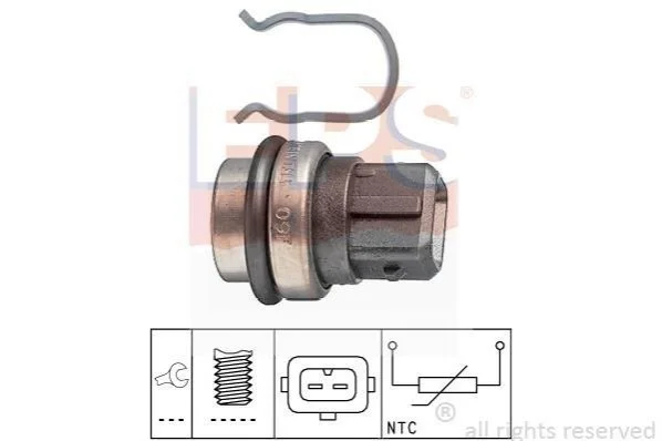 <strong>Датчик температури води VW Golf II, Passat 1.0/1.3/1.6TD/1.8 88- EPS 1.830.086 (фото 1)</strong>