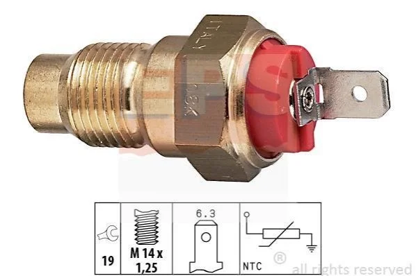 <strong>Датчик температури охол. рідини Volvo 440-460-480 86-96 EPS 1.830.203 (фото 1)</strong>