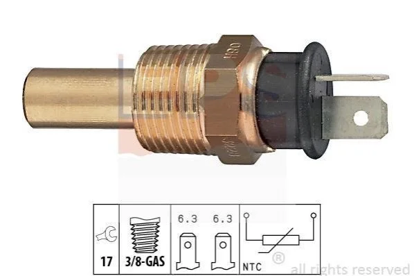 <strong>Датчик температуры охлажд. Hyundai Pony/ Mitsubishi Galant/Lancer Kombi 4WD 1.8I 86- EPS 1.830.228 (фото 1)</strong>