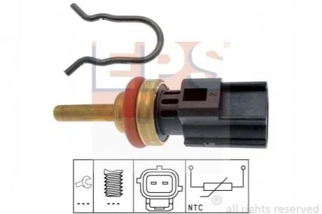 FORD Датчик температуры Kuga,Focus II,Mondeo IV,Landrover Freelander,Volvo C30,S60/80,V-serie,XC 60/90 2.0/3.2 05- для Volvo, Ford EPS 1.830.346 фото товару